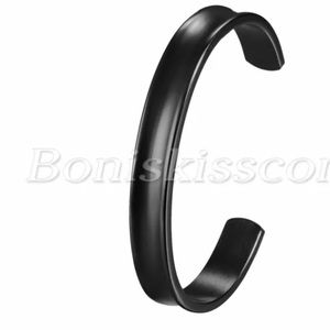 New Designer Inspired Black Cuff Metal Bracelet